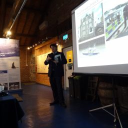 WIC presents at the Canal Museum on its Thames River Police project